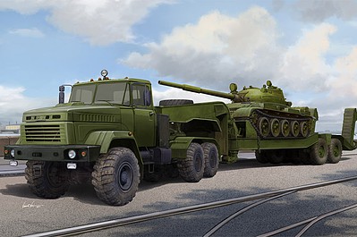HobbyBoss Ukraine KRAZ-6446 Tractor Plastic Model Military Vehicle Kit 1/35 Scale #85513
