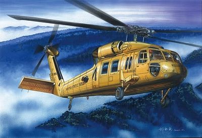 HobbyBoss American UH-60A Blackhawk Plastic Model Helicopter Kit 1/72 Scale #87216