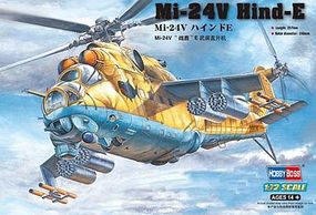 HobbyBoss MI-24V Hind E Plastic Model Helicopter Kit 1/72 Scale #87220