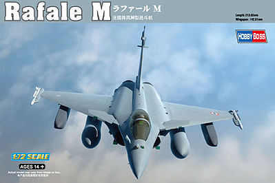 HobbyBoss Rafale M Plastic Model Airplane Kit 1/72 Scale #87247