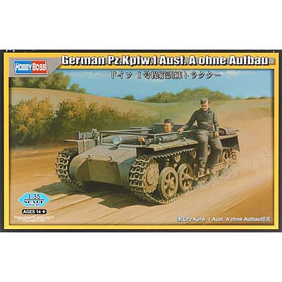 HobbyBoss German Pz.Kpfw.1 Ausf.A Ohne Aufbau Plastic Model Military Vehicle Kit 1/35 Scale #hy80144