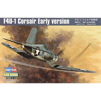 HobbyBoss F4U-1 Corsair Early Version Plastic Model Airplane Kit 1/48 Scale #hy80381