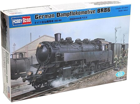 HobbyBoss German BR86 Plastic Model Locomotive Kit 1/72 Scale #hy82914