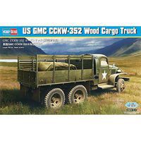 HobbyBoss US GMC CCKW-352 Wood Cargo Truck Plastic Model Military Vehicle 1/35 Scale #hy83832
