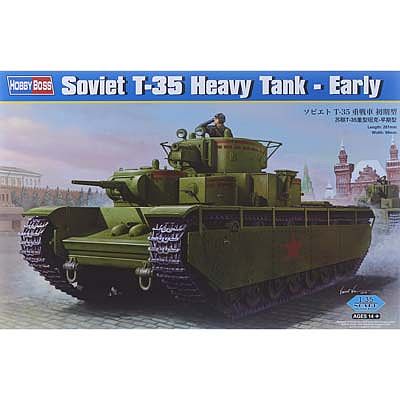 HobbyBoss Soviet T-35 Heavy Tank (Early) Plastic Model Military Vehicle 1/35 Scale #hy83841