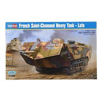 HobbyBoss French St.Chamond Heavy Tank Late Plastic Model Military Vehicle Kit 1/35 Scale #hy83860