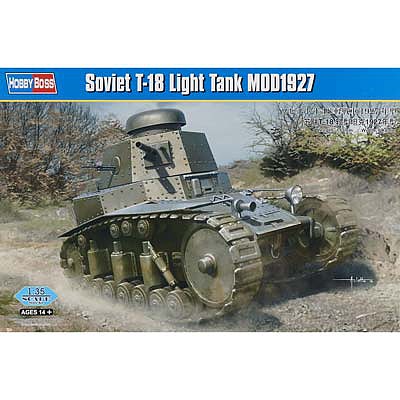 HobbyBoss Soviet T-18 Light Tank MOD1927 Plastic Model Military Vehicle Kit 1/35 Scale #hy83873