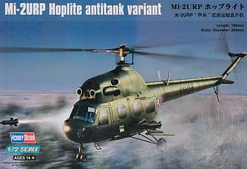 HobbyBoss MI-2URP Hoplite Antitank Plastic Model Helicopter Kit 1/72 Scale #hy87244