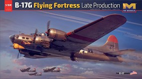 HK-Models B17G Flying Fortress (Late) Heavy Bomber Plastic Model Airplane Kit 1/32 Scale #01e030