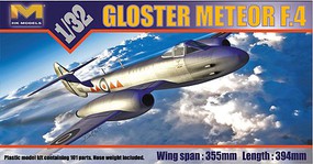 HK-Models Gloster Meteor Mk IV Fighter Plastic Model Airplane Kit 1/32 Scale #01e06