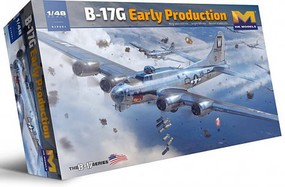 HK-Models B17G Flying Fortress Heavy Bomber (New Tool) Plastic Model Airplane Kit 1/48 Scale #01f001