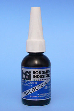 Hobbylinc IC-LOC - Blue 1/3 fl oz Medium Strength Thread Locker Hobby CA Super Glue #171