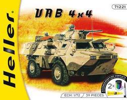 Heller VAB 4x4 Armored Plastic Model Military Vehicle Kit 1/72 Scale #79898