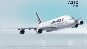 Heller A380 Air France Commercial Airliner Plastic Model Airplane Kit 1/125 Scale #80436