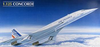 Heller Concorde Air France Airliner Plastic Model Airplane Kit 1/125 Scale #80445
