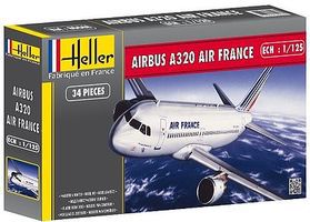 Heller Airbus A320 Plastic Model Airplane Kit 1/125 Scale #80448