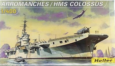 Heller HMS Colossus/ Arromanches Aircraft Carrier Plastic Model Military Kit 1/400 Scale #81090