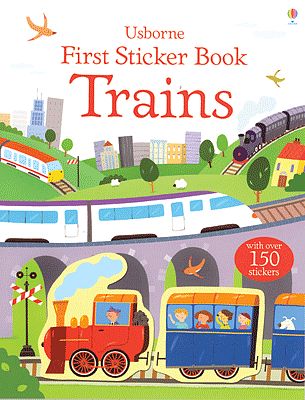 Heimburger First Sticker Book Trains Softcover Model Railroading Book #238