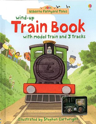 Heimburger Wind Up Train Book Board Book, 32 Pages Model Railroading Book #243