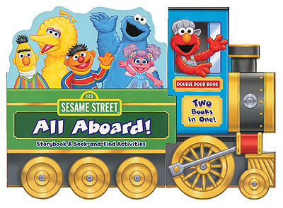 Heimburger Sesame Street All Aboard Hardcover, 10 Pages Model Railroading Book #269