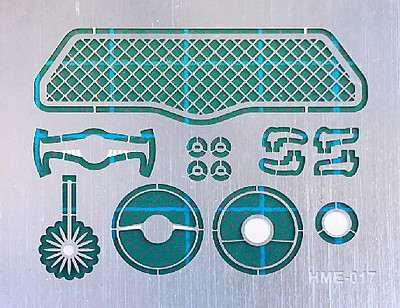 Highlight 1/24-1/25 VW Beetle Detail Set 3 for TAM- Parcel Tray Under Dashboard, Flower, Steering Wheel Spokes, etc.
