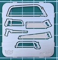 Highlight Tool Set 2 (6 Different Saws) Plastic Model Vehicle Accessory Kit 1/24-1/25 Scale #68