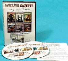 Hundman Narrow Gauge and Shortline Gazette 50 Years 1964-2014 DVD Archive 2 Disc Set, Mac or PC Compatible