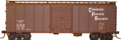 Herpa 40 NSC Boxcar Canadian Pacific (block lettering) HO Scale Model Train Freight Car #12001