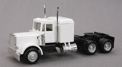 Herpa Tractor Only Peterbilt Long Tractor with New Grille (White)