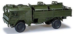 Herpa MAN5 Tonne Tank Truck Plastic Model Military Vehicle 1/87 Scale #402