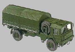 Herpa MAN 5-Ton Truck w/Canvas-Type Cover HO Scale Model Railroad Vehicle #470