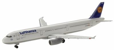 Herpa Lufthansa Airbus A321-100 New Generation Diecast Model Airplane 1/500 Scale #508797