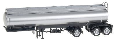 Herpa Trailer Only - 2-Axle Elliptical Tanker w/Lift Axle HO Scale Model Railroad Vehicle #5351