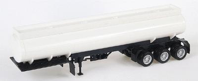 Herpa Tri-Axle Elliptical Tank Trailer - Undecorated HO Scale Model Railroad Vehicle #5353