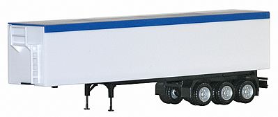 Herpa 3-Axle Wood Chip Trailer - Assembled HO Scale Model Railroad Vehicle #5435
