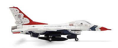 Herpa F-16 C Fighting Falcon Fighter Jet Thunderbird Diecast Model Airplane 1/200 Scale #552462