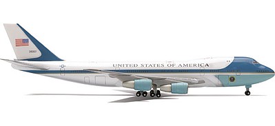Herpa Bng 747-200 Air Force One - 1/400 Scale