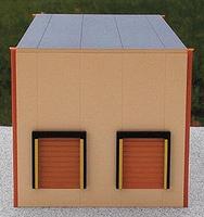 Herpa Two-Bay Modern Warehouse Kit (Plastic) Sand HO Scale Model Railroad Building #6320