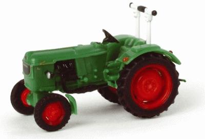 Herpa Tractors - Deutz - DL 40 w/Roll-Over Protective Bar N Scale Model Railroad Vehicle #65764