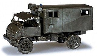 Herpa Unimog S404 Ambulance Truck HO Scale Model Railroad Vehicle #743907