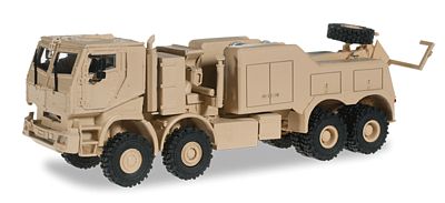 Herpa Mercedes-Benz Actros Armored Recovery Truck Beige HO Scale Model Railroad Vehicle #744904