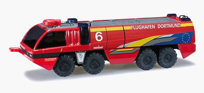 Herpa Rosenbauer Panther 8X8 Dortmund, Germany, Fire HO Scale Model Railroad Vehicle #90285