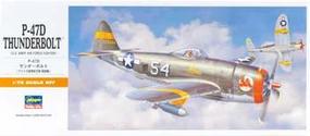 Hasegawa P-47D Thunderbolt Plastic Model Airplane Kit 1/72 Scale #00138