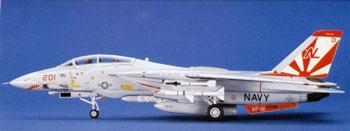 Hasegawa F-14A Tomcat (High Visibility) Plastic Model Airplane Kit 1/72 Scale #00533