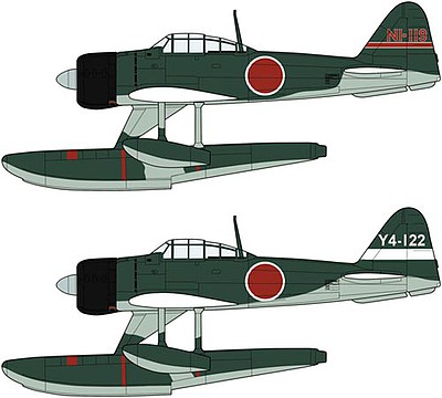 Hasegawa Nakajima A6M2 Type 2 Fighter Seaplane 2 Kit Plastic Model Airplane Kit 1/72 Scale #02220