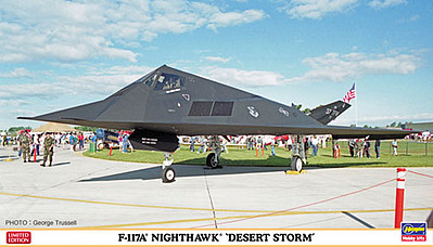 Hasegawa F-117A Nighthawk Desert Storm Plastic Model Airplane Kit 1/72 Scale #02256