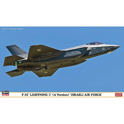 Hasegawa F-35 Lightning II Israeli Air Force Plastic Model Airplane Kit 1/72 Scale #02267
