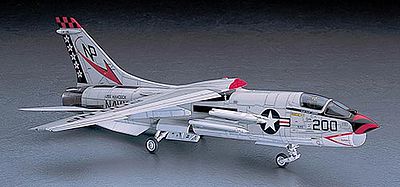 Hasegawa F8J Crusader USN/MC Fighter Plastic Model Airplane Kit 1/48 Scale #07226