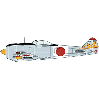 Hasegawa Nakajima Ki44-II Otsu Shoki Plastic Model Airplane Kit 1/48 Scale #07463