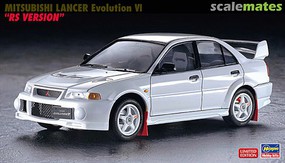 Hasegawa Mitsubishi Lancer RS Evolution VI 4-Door Plastic Model Car Vehicle Kit 1/24 Scale #20547